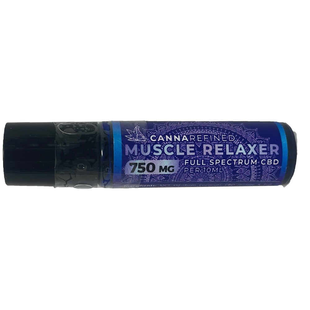 Muscle Relaxer Deep Tissue CBD Roll on Highest Potency Available CannaRefined